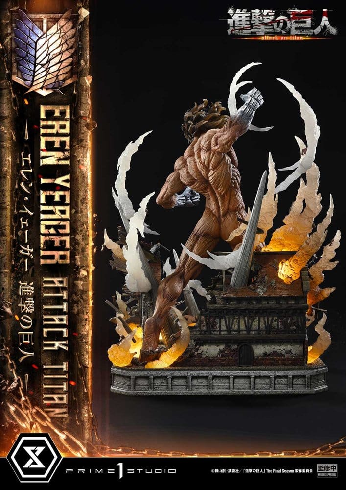 Attack on Titan (TV animation) Ultimate Diorama Masterline Statue Eren Yeager Attack Titan 81 cm