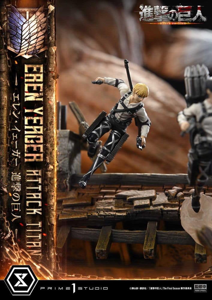 Attack on Titan (TV animation) Ultimate Diorama Masterline Statue Eren Yeager Attack Titan 81 cm