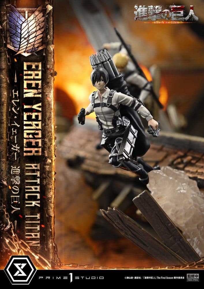 Attack on Titan (TV animation) Ultimate Diorama Masterline Statue Eren Yeager Attack Titan 81 cm