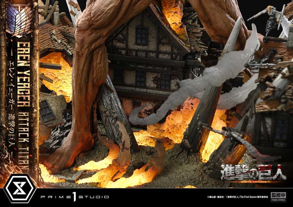 Attack on Titan (TV animation) Ultimate Diorama Masterline Statue Eren Yeager Attack Titan 81 cm