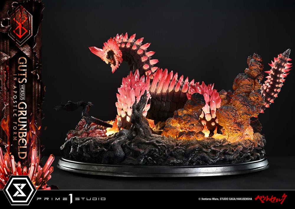 Berserk Ultimate Diorama Masterline Series Statue Berserk Guts vs. Grunbeld in Apostle Form  58 cm