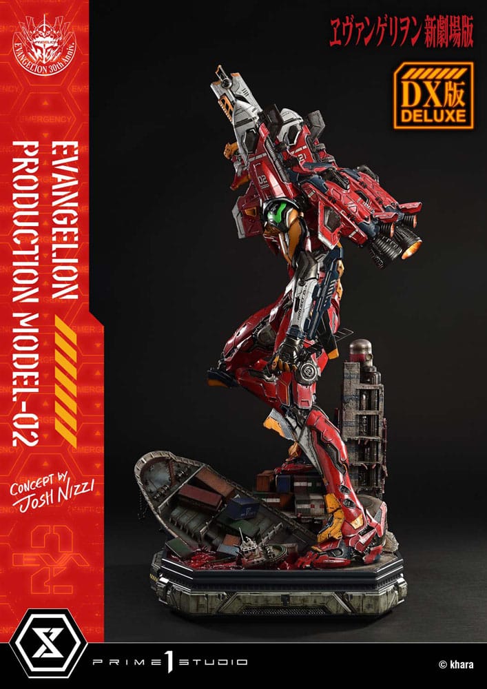 Rebuild of Evangelion Ultimate Diorama Masterline Series Statue Evangelion Production Model-02 (Concept By Josh Nizzi) Deluxe Bonus Version 73 cm