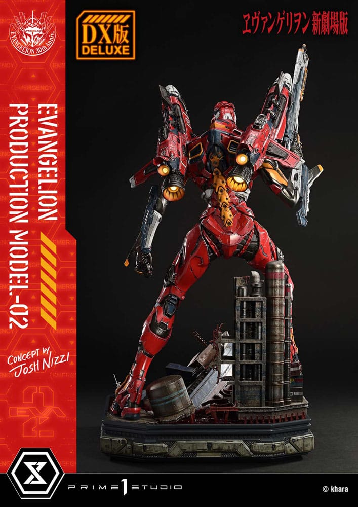 Rebuild of Evangelion Ultimate Diorama Masterline Series Statue Evangelion Production Model-02 (Concept By Josh Nizzi) Deluxe Bonus Version 73 cm