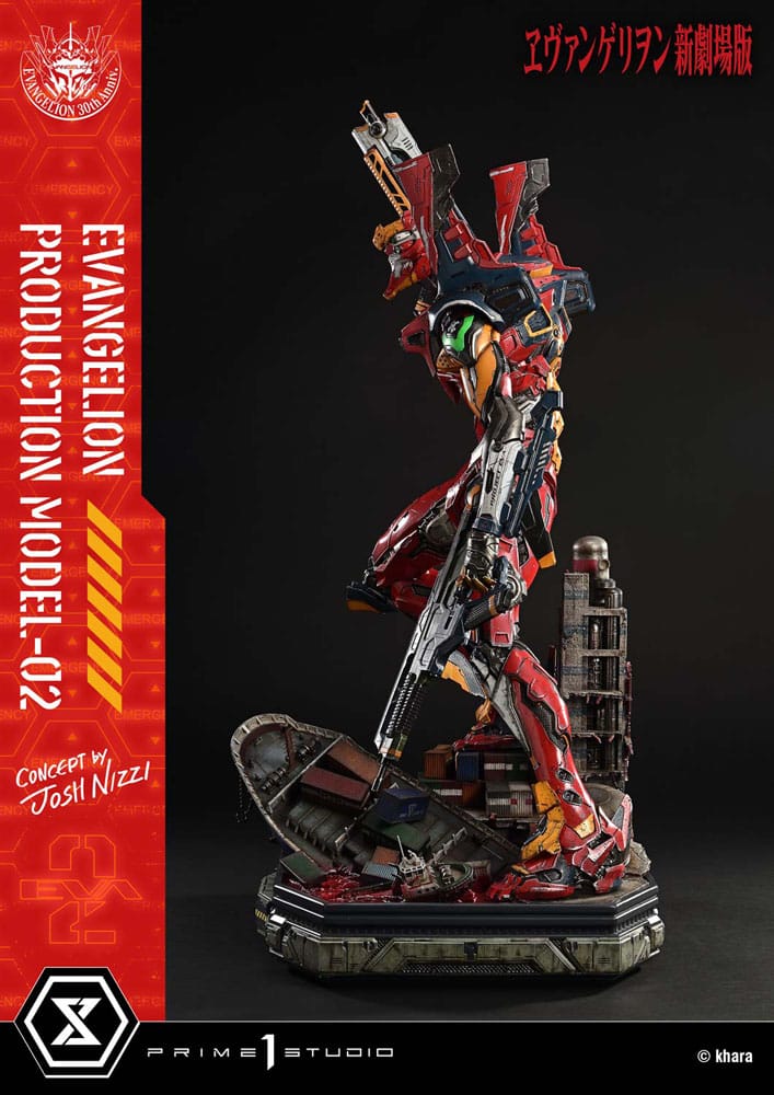 Rebuild of Evangelion Ultimate Diorama Masterline Series Statue Evangelion Production Model-02 (Concept By Josh Nizzi) Deluxe Bonus Version 73 cm