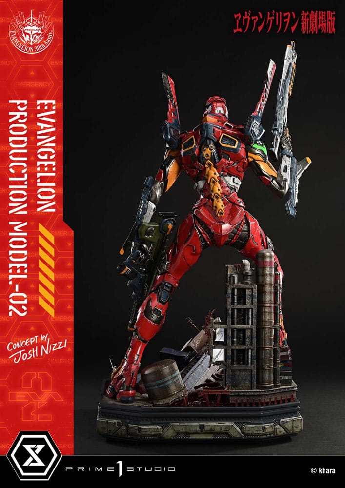 Rebuild of Evangelion Ultimate Diorama Masterline Series Statue Evangelion Production Model-02 (Concept By Josh Nizzi) Deluxe Bonus Version 73 cm