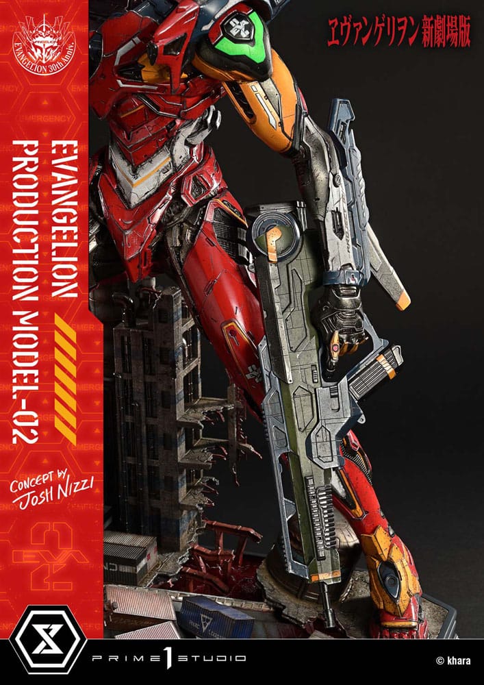 Rebuild of Evangelion Ultimate Diorama Masterline Series Statue Evangelion Production Model-02 (Concept By Josh Nizzi) Deluxe Bonus Version 73 cm