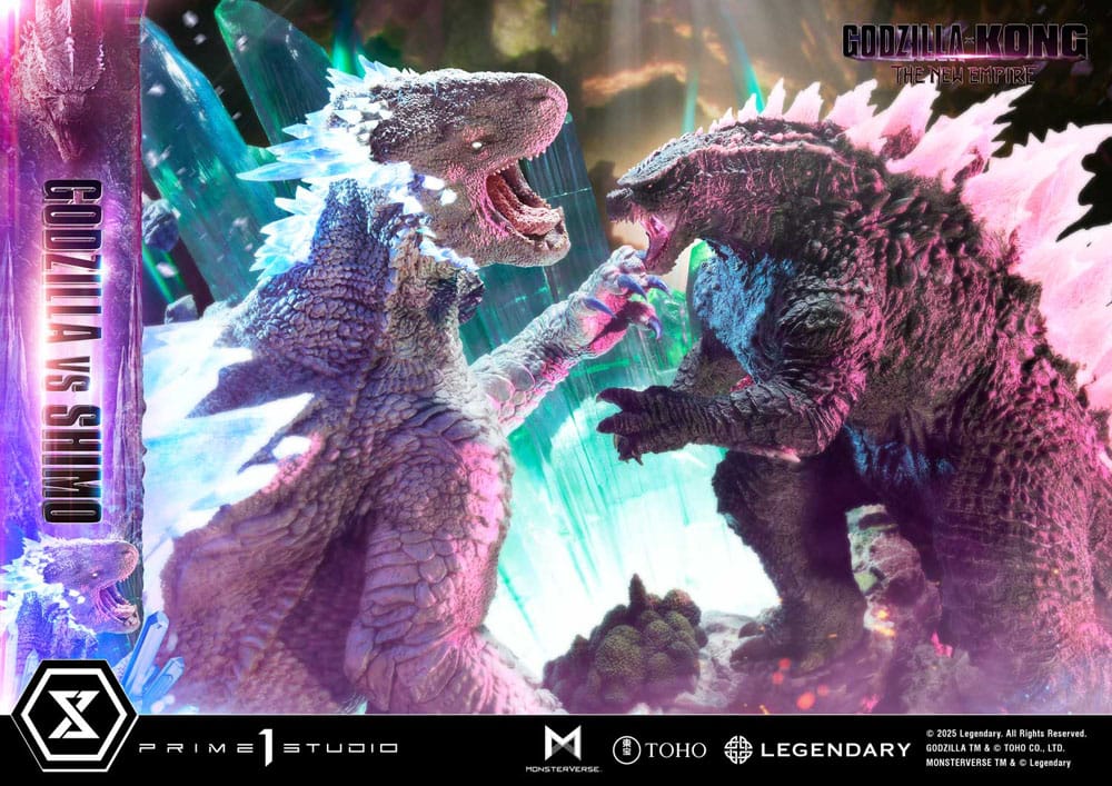 Godzilla x Kong: The New Empire Ultimate Diorama Masterline Series Statue Godzilla vs Shimo Bonus Version 86 cm