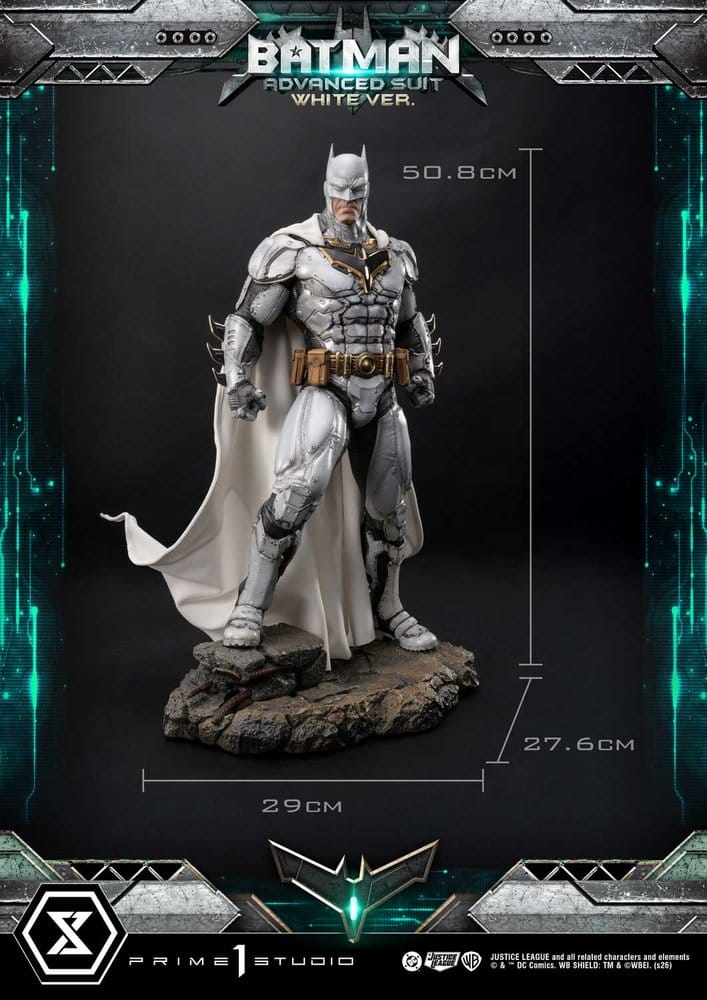 DC Comics Ultimate Museum Masterline Statue Batman Advanced Suit White Version (Design By Josh Nizzi) 51 cm