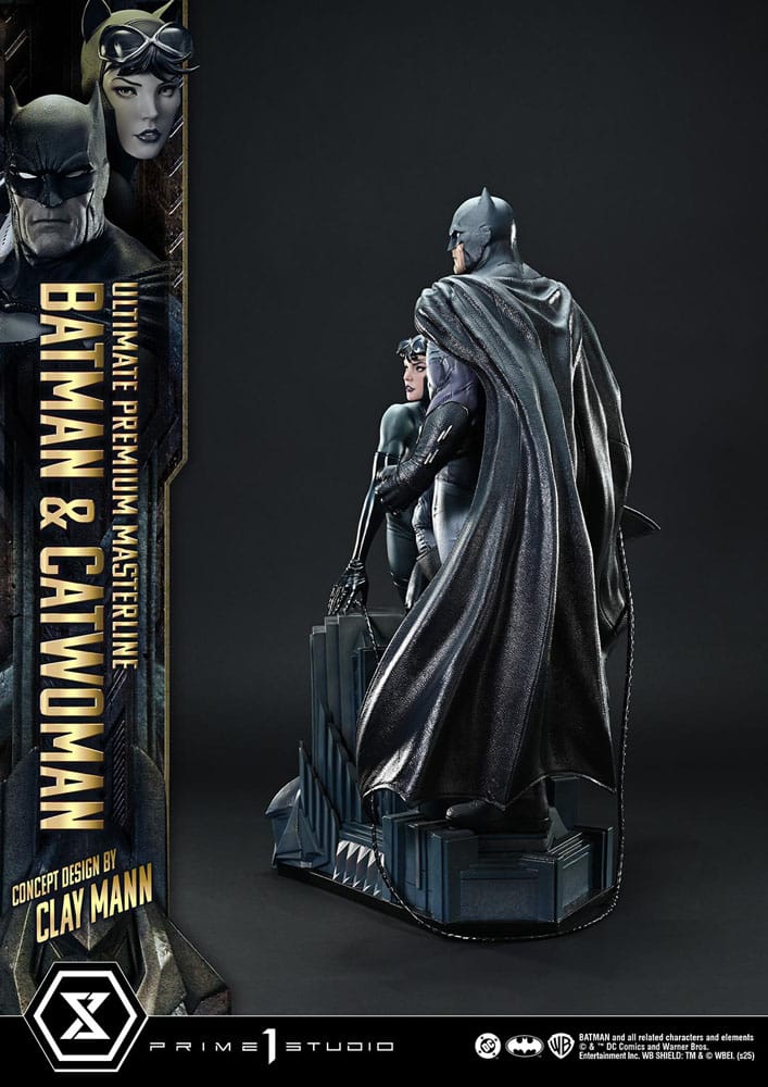 DC Comics Ultimate Premium Masterline Series Statue 1/4 Batman & Catwoman (Concept Design by Clay Mann) 56 cm