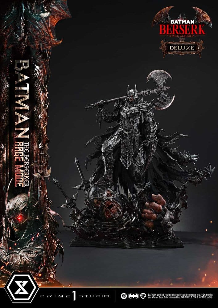 DC Comics Premium Masterline Series Statue 1/4 Batman (Comics) Batman: The Berserker Rage Mode Deluxe Version 93 cm