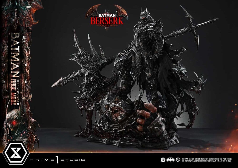 DC Comics Premium Masterline Series Statue 1/4 Batman (Comics) Batman: The Berserker Rage Mode Deluxe Version 93 cm