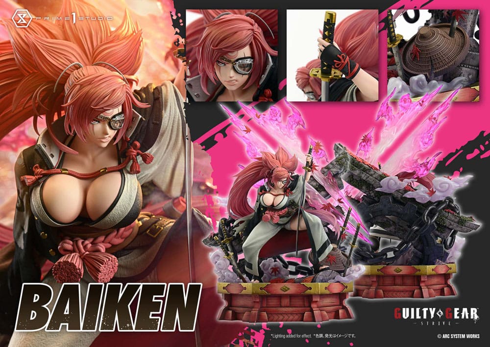 Guilty Gear Strive Ultimate Premium Masterline Series Statue 1/4 Baiken 80 cm
