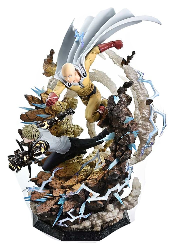 One-Punch Man Premium Masterline Series Statue 1/4 Saitama & Genos 73 cm