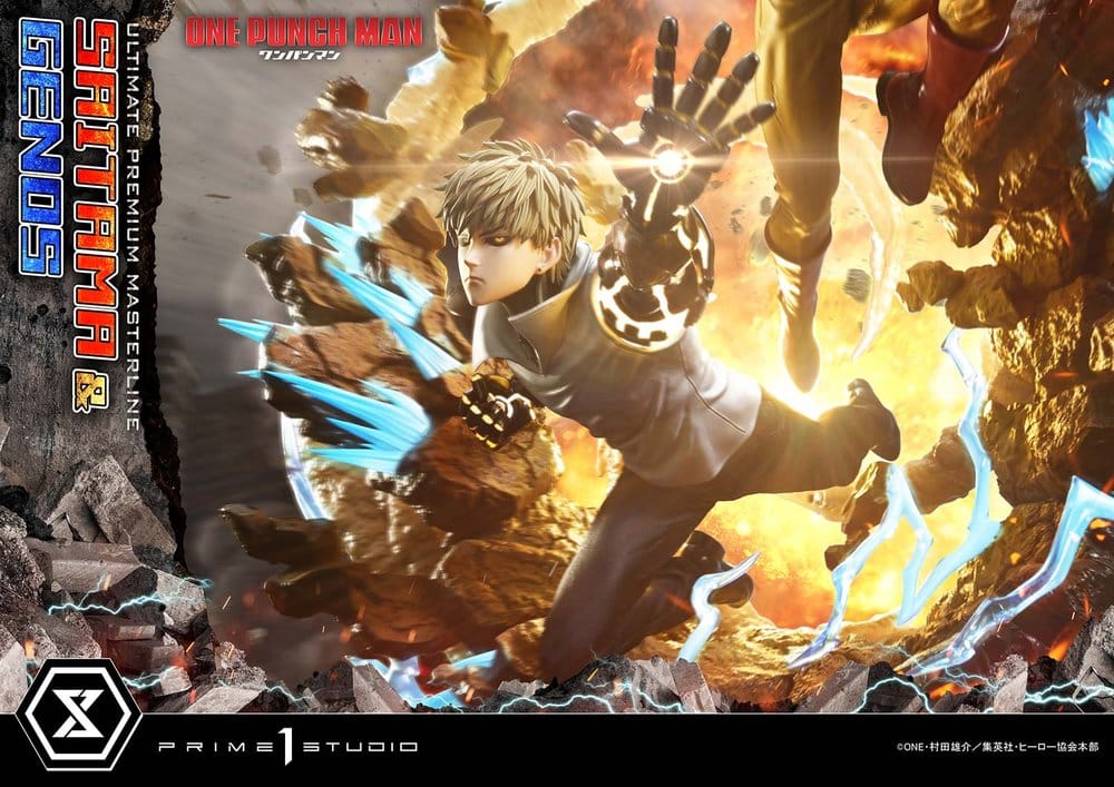 One-Punch Man Premium Masterline Series Statue 1/4 Saitama & Genos 73 cm