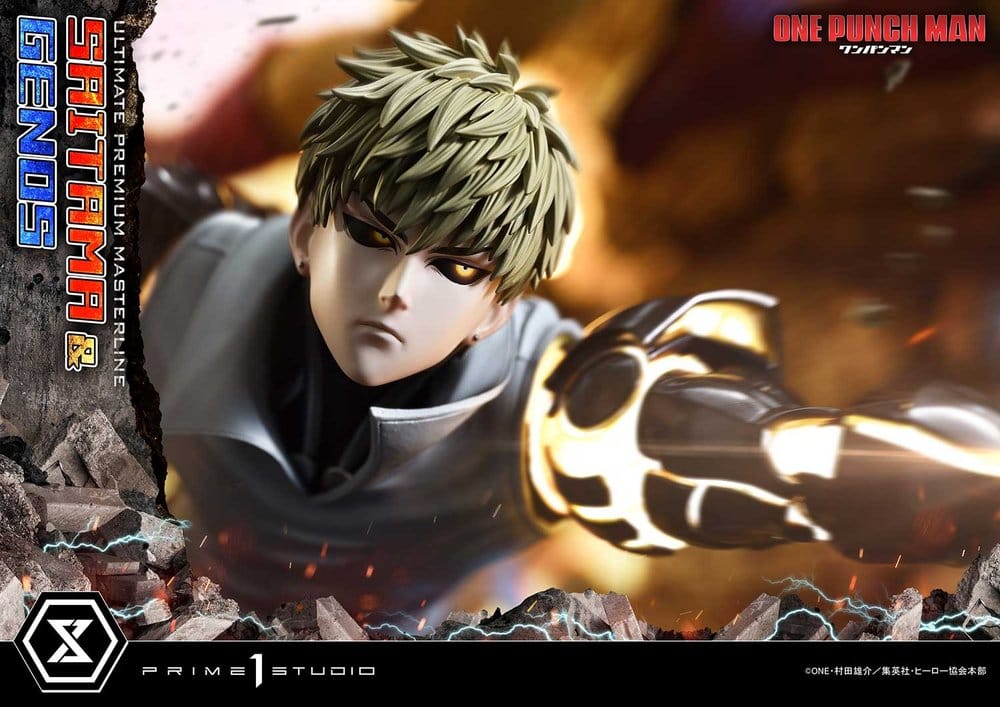 One-Punch Man Premium Masterline Series Statue 1/4 Saitama & Genos 73 cm