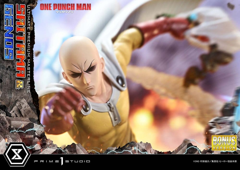 One-Punch Man Premium Masterline Series Statue 1/4 Saitama & Genos DX Bonus Version 73 cm