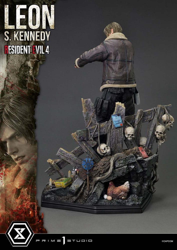 Resident Evil 4 Ultimate Premium Masterline Series Statue 1/4 Leon S. Kennedy 64 cm