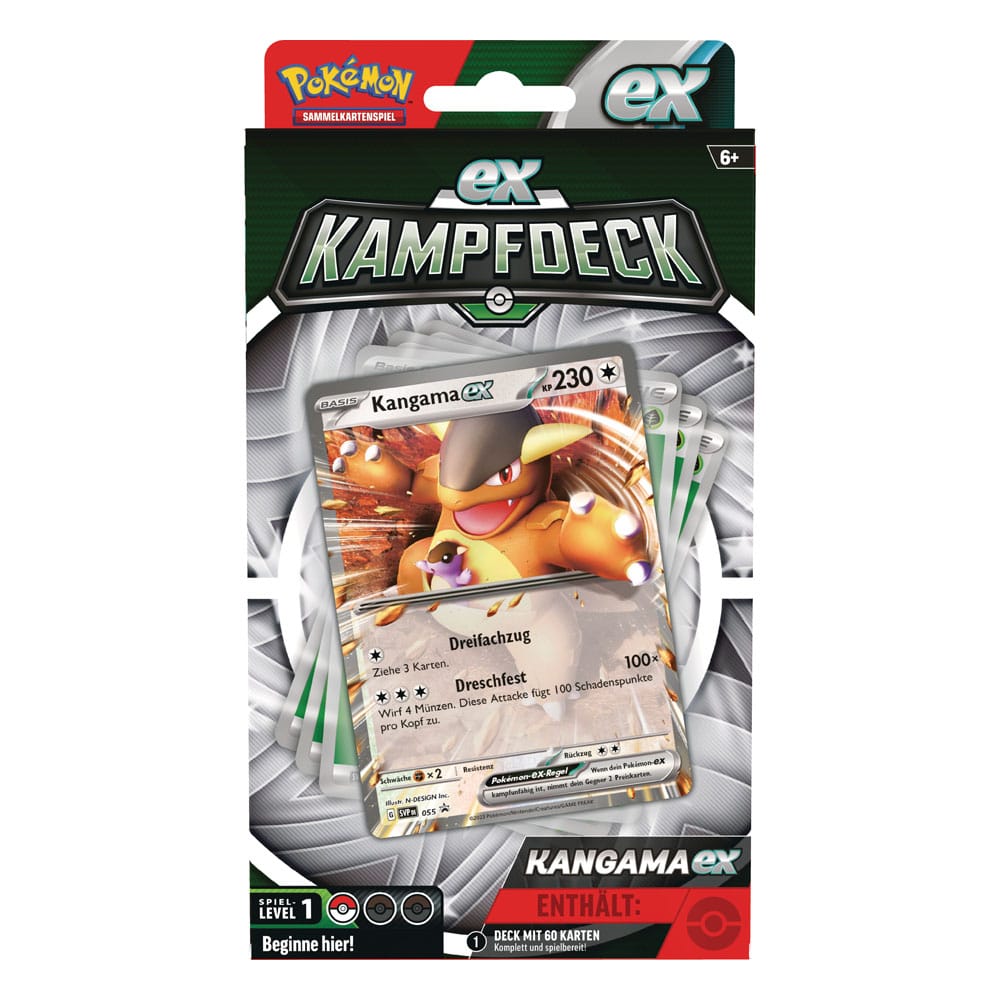 Pokémon TCG EX-Kampfdeck October 2023 Display (6) *German Version*