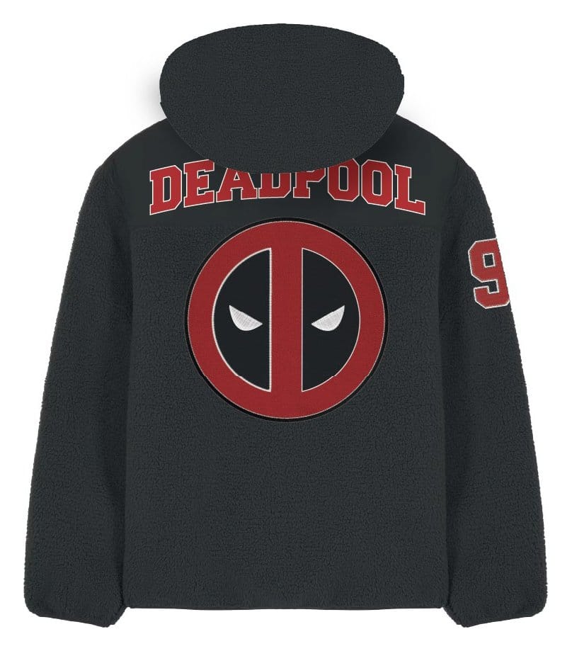 Marvel Sherpa Jacket Deadpool Logo Size S