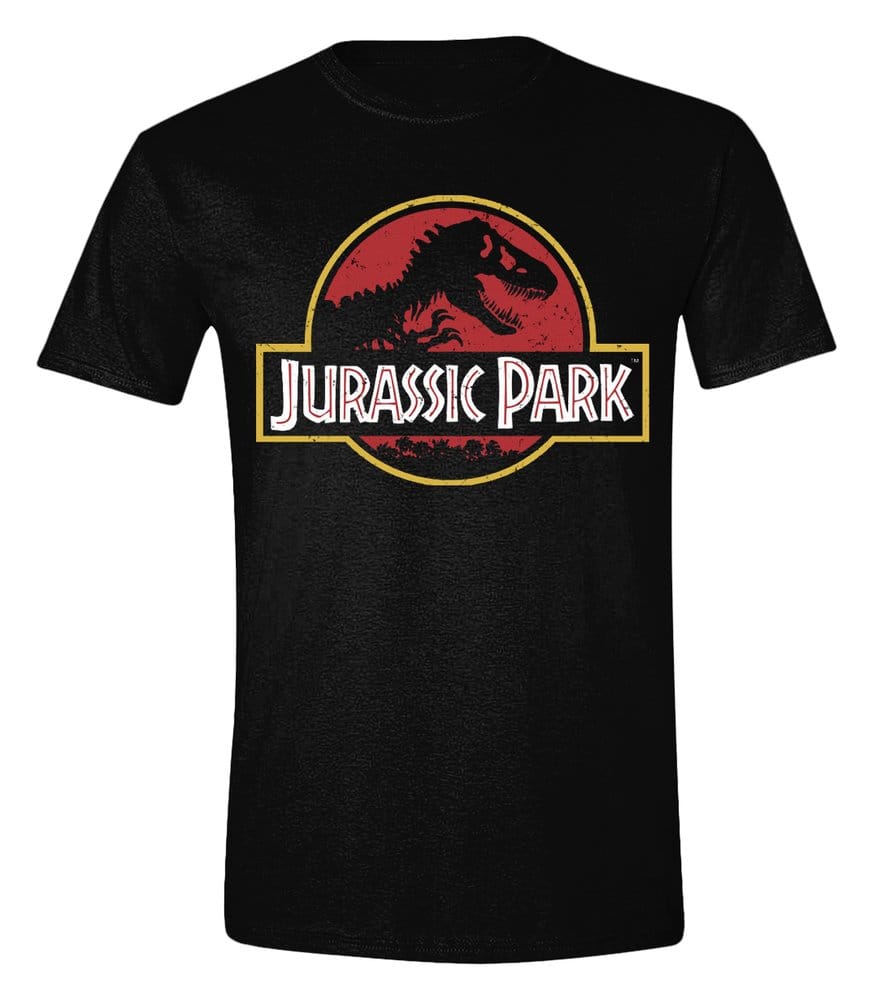 Jurassic Park T-Shirt Vintage Logo Size M