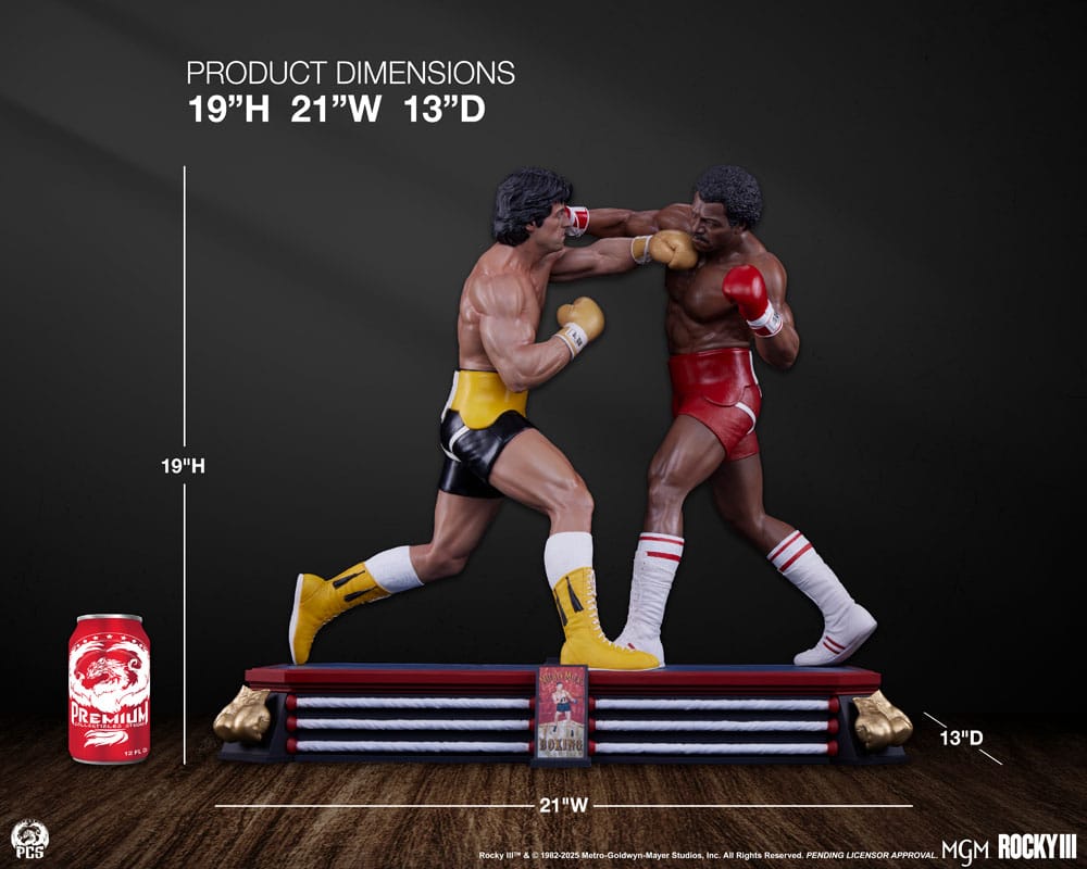Rocky III Diorama 1/4 Statue Rocky Balboa  & Apollo Creed 48 cm