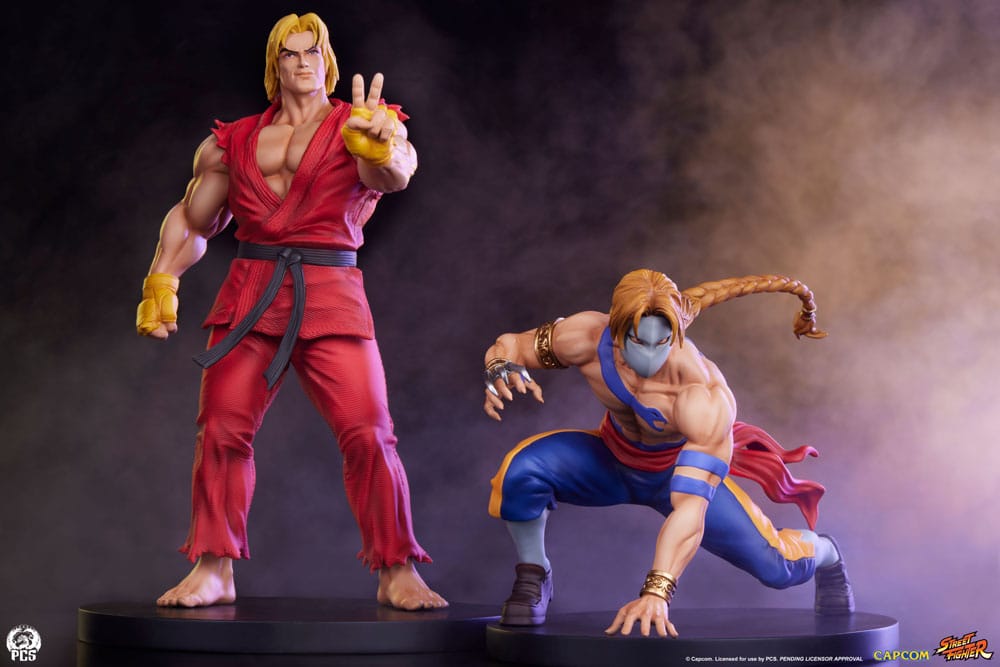 Street Fighter Street Jam Statue 1/10 Ken & Vega Set