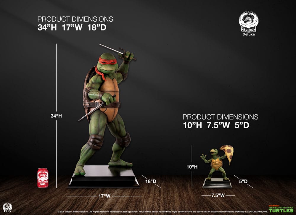 Teenage Mutant Ninja Turtles Statue 1/2 Raphael Deluxe Edition 86 cm