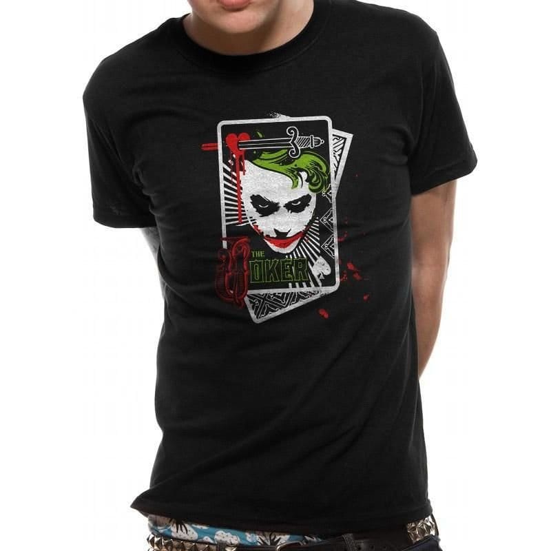 The Dark Knight T-Shirt Playing Card Size L