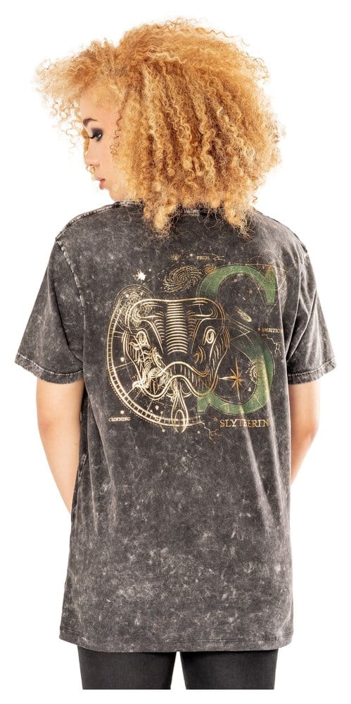 Harry Potter T-Shirt Slytherin Acid Wash Size XXL