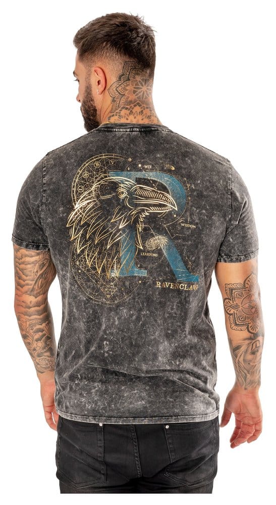Harry Potter T-Shirt Ravenclaw Acid Wash Size XL