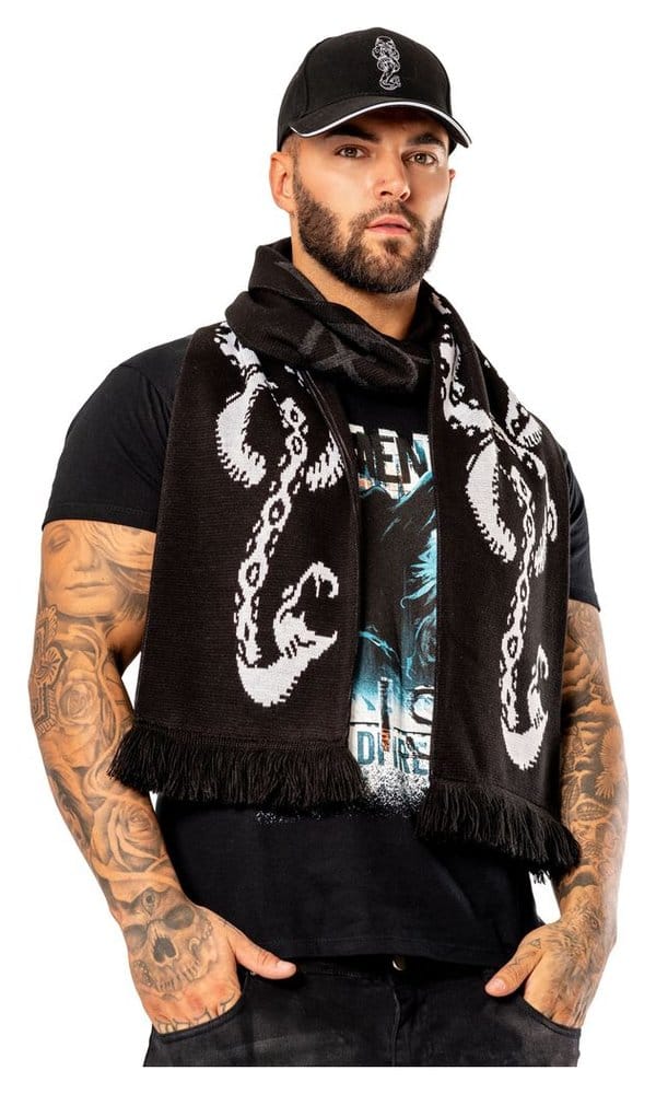 Harry Potter Scarf Dark Arts Spell Long Length Black