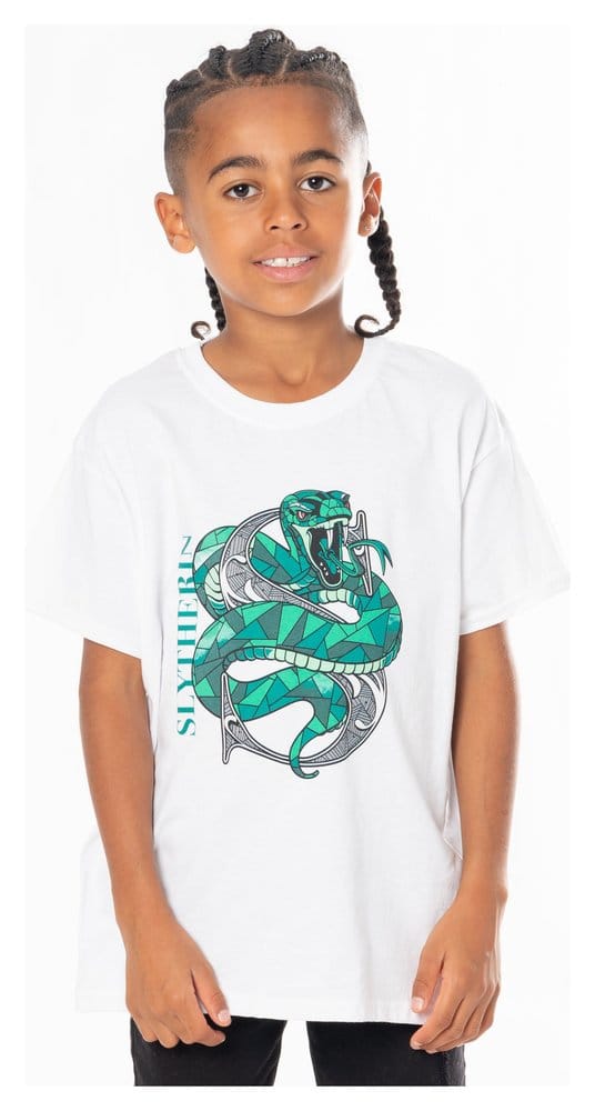 Harry Potter Kids T-Shirt Slytherin Mosaic Size 9-11