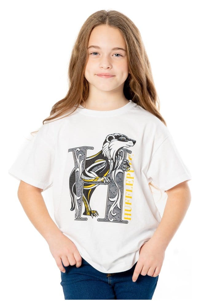Harry Potter Kids T-Shirt Hufflepuff Mosaic Size 12-13