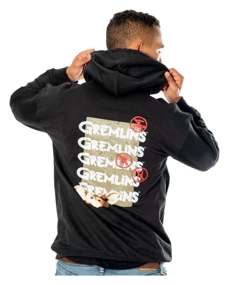 Gremlins Hooded Sweater Front Back Tear-Away Size S