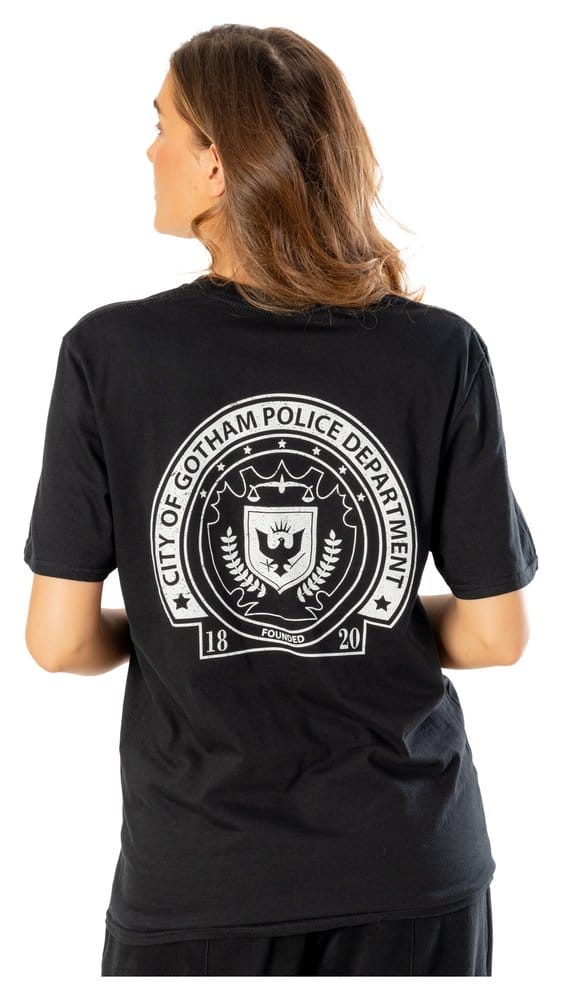 Batman T-Shirt Arkham City GCPD Front Back Size XL