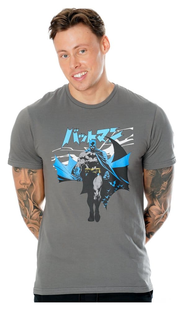 DC Comics T-Shirt Batman Manga Cape Size M