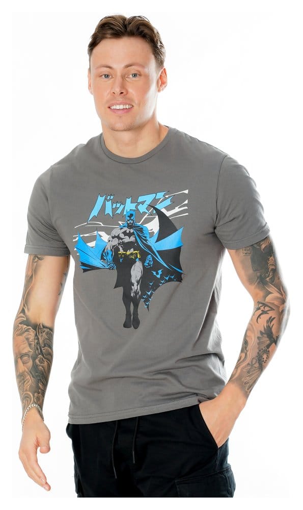 DC Comics T-Shirt Batman Manga Cape Size L