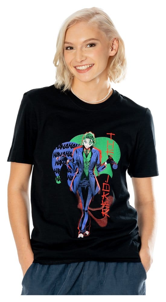 DC Comics T-Shirt The Joker Anime Red Light Size S
