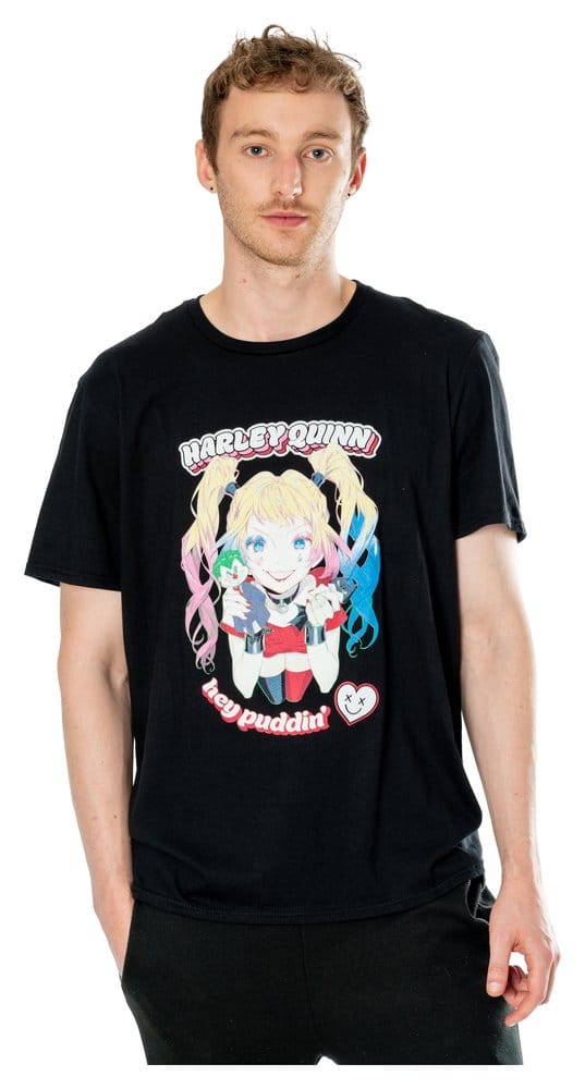 DC T-Shirt Harley Quinn Anime Puddin' Size XL
