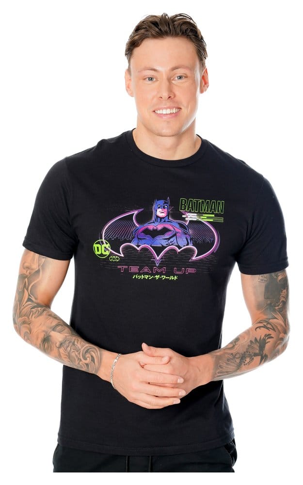 Batman T-Shirt Anime Matrix Grid Size S