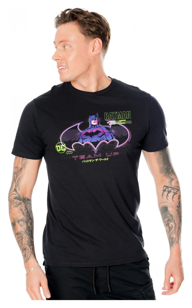 Batman T-Shirt Anime Matrix Grid Size L