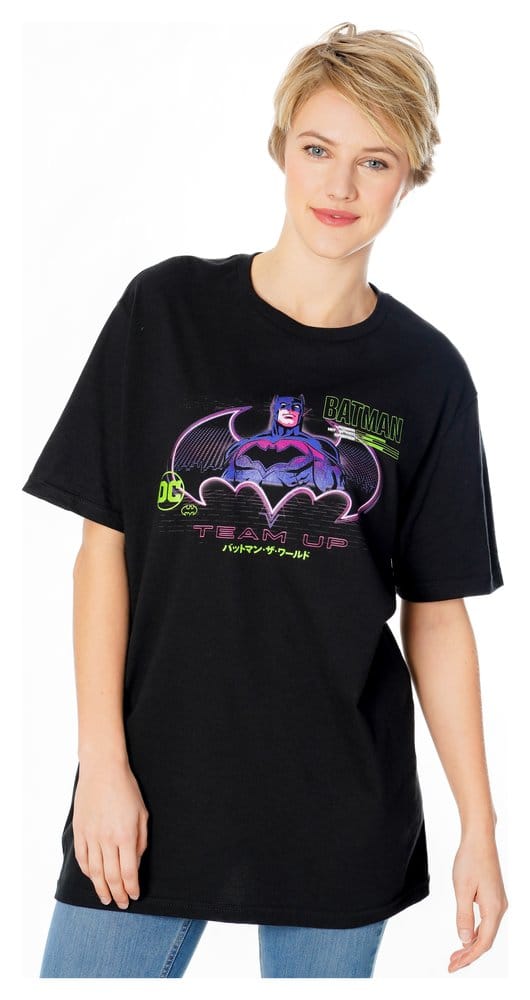 Batman T-Shirt Anime Matrix Grid Size L