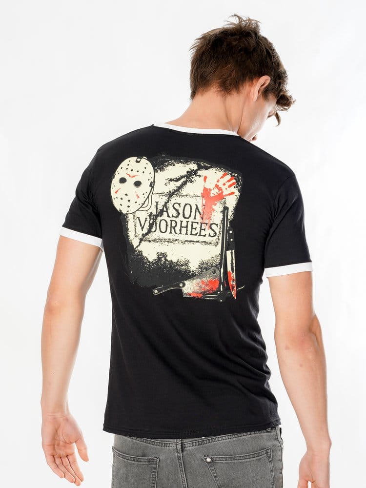 Friday the 13th T-Shirt Life Ring Mask Reverse Size M