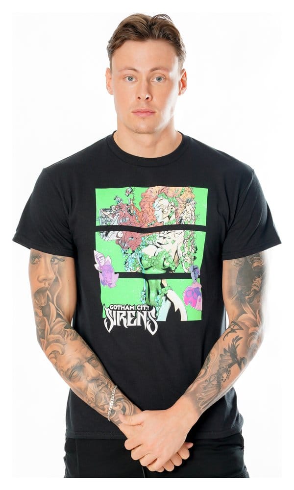 Gotham City Sirens T-Shirt Poison Ivy Sirens Cash Black Size M
