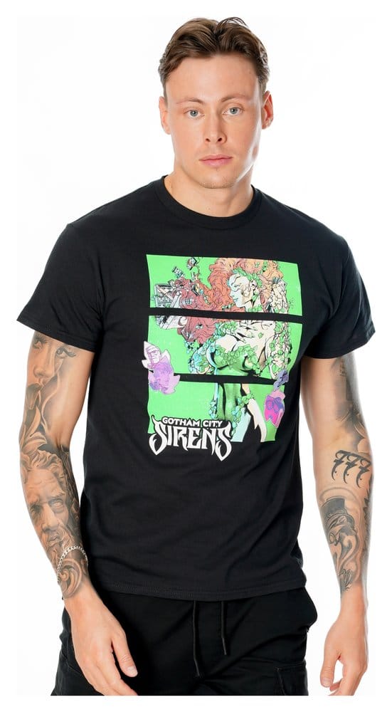 Gotham City Sirens T-Shirt Poison Ivy Sirens Cash Black Size XL