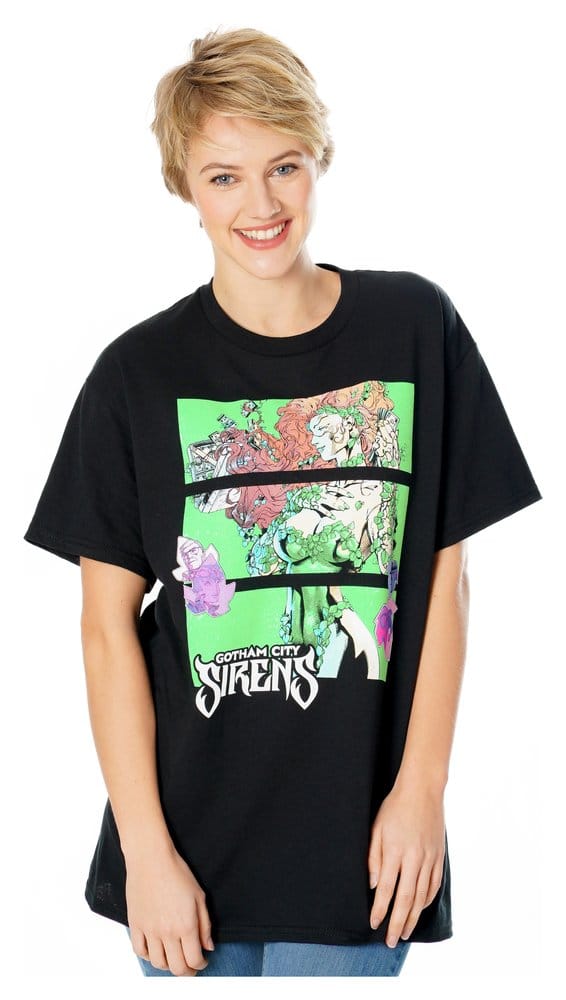 Gotham City Sirens T-Shirt Poison Ivy Sirens Cash Black Size XL