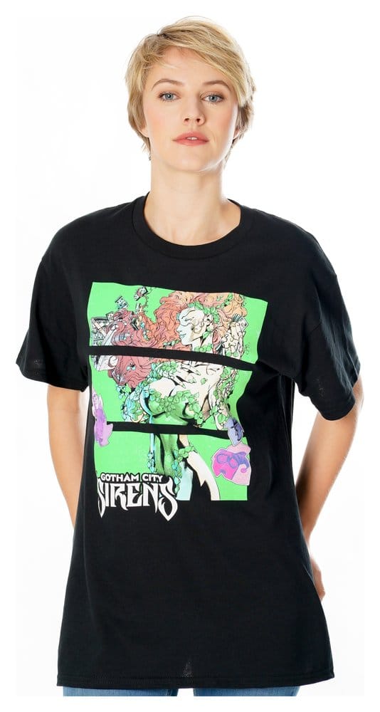Gotham City Sirens T-Shirt Poison Ivy Sirens Cash Black Size M