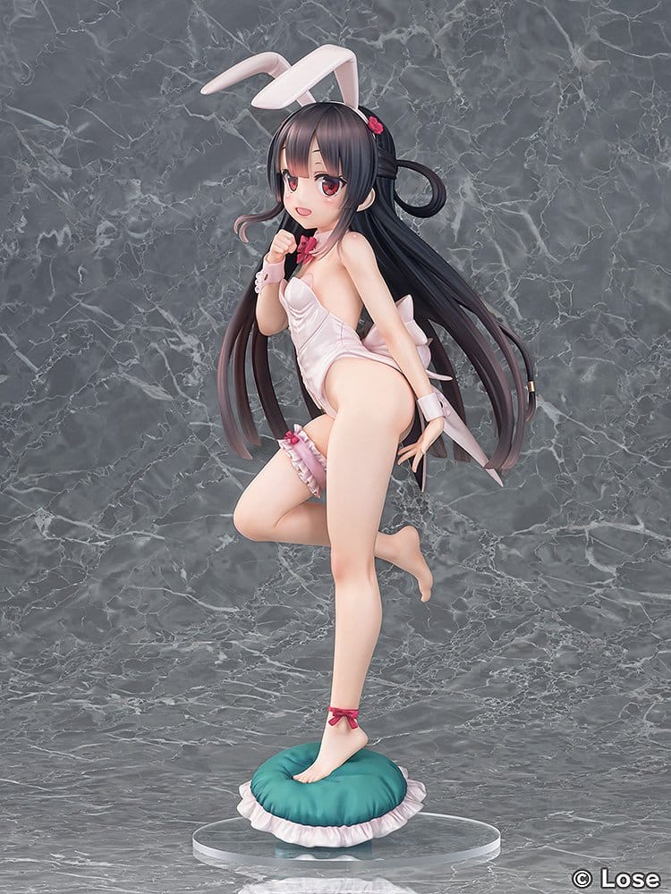 Maitetsu Last Run!! Statue 1/3 Hachiroku: White Bunny Ver. 40 cm
