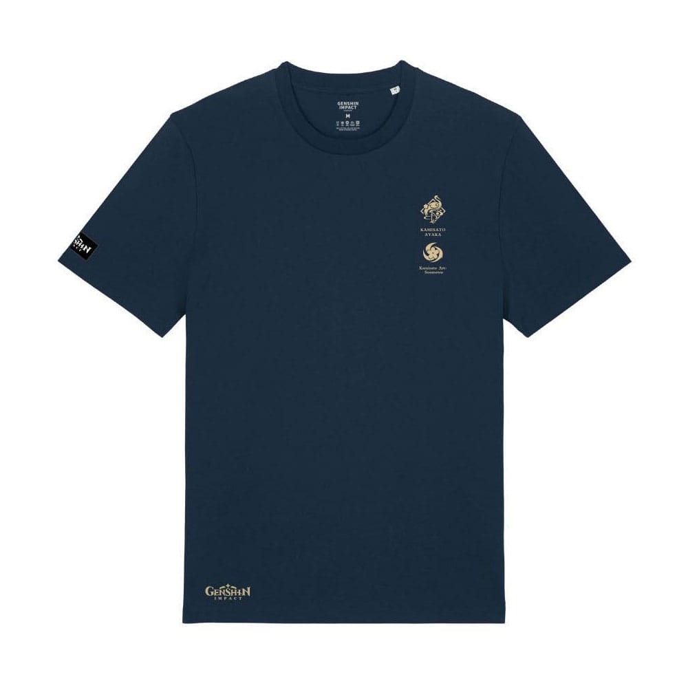 Genshin Impact T-Shirt Kamisato Ayaka Frostlake Heron Size XL