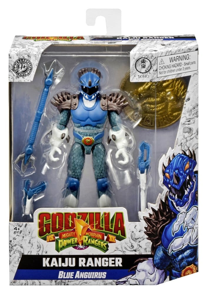 Mighty Morphin Power Rangers x Godzilla Action Figure Blue Anguirus